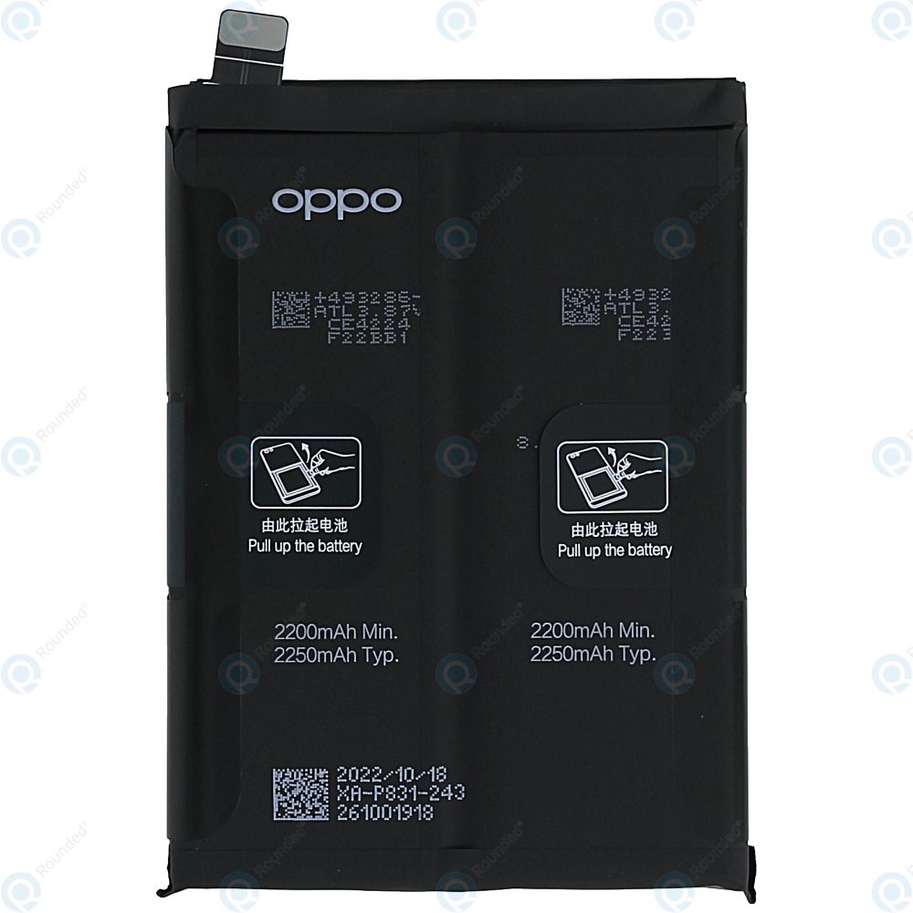 Oppo Find X Pro Cph Battery Blp Mah