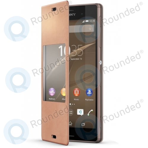 Sony Sony Xperia Z3 Style Cover Scr24 Copper Cover sony sony xperia z3 style cover scr24 copper cover