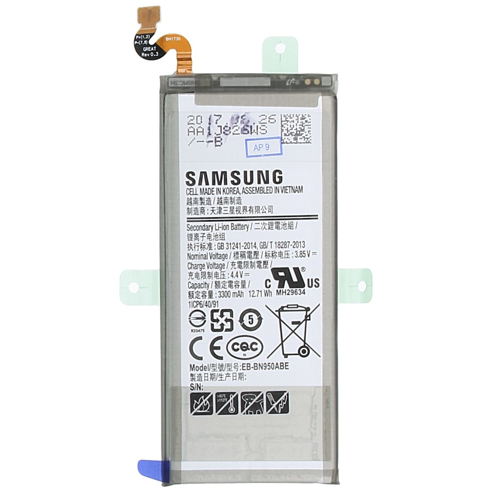 2 Year Warranty Galaxy Note 8 Battery ZURUN 3600mAh Li-Polymer Battery EB-BN950ABE Replacement for Samsung Galaxy Note 8 SM-N950 N950V N950A N950T N950P N950R4 N950F with Screwdriver Tool Kit 