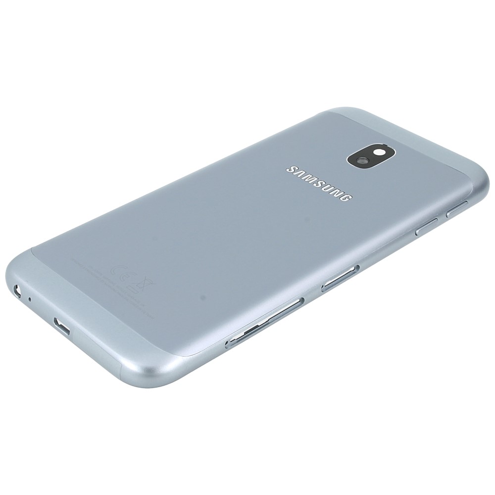 Samsung Galaxy J3 17 Sm J330f Battery Cover Silver Blue Gh 140b