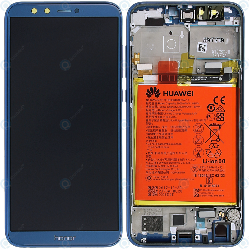 Huawei Honor 9 Lite Lld L31 Display Module Front Cover Lcd Digitizer Battery Blue snq