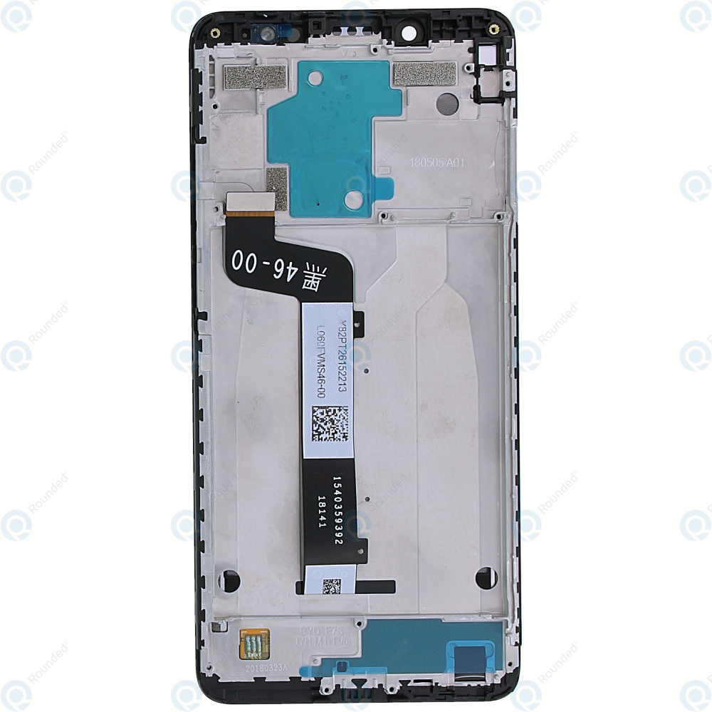 redmi note 5 pro front cover display module white black