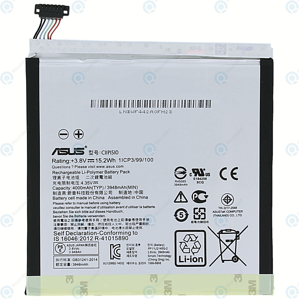 Asus Zenpad S 8 0 Z580c Akkumulyatory 4000mah C11p1426