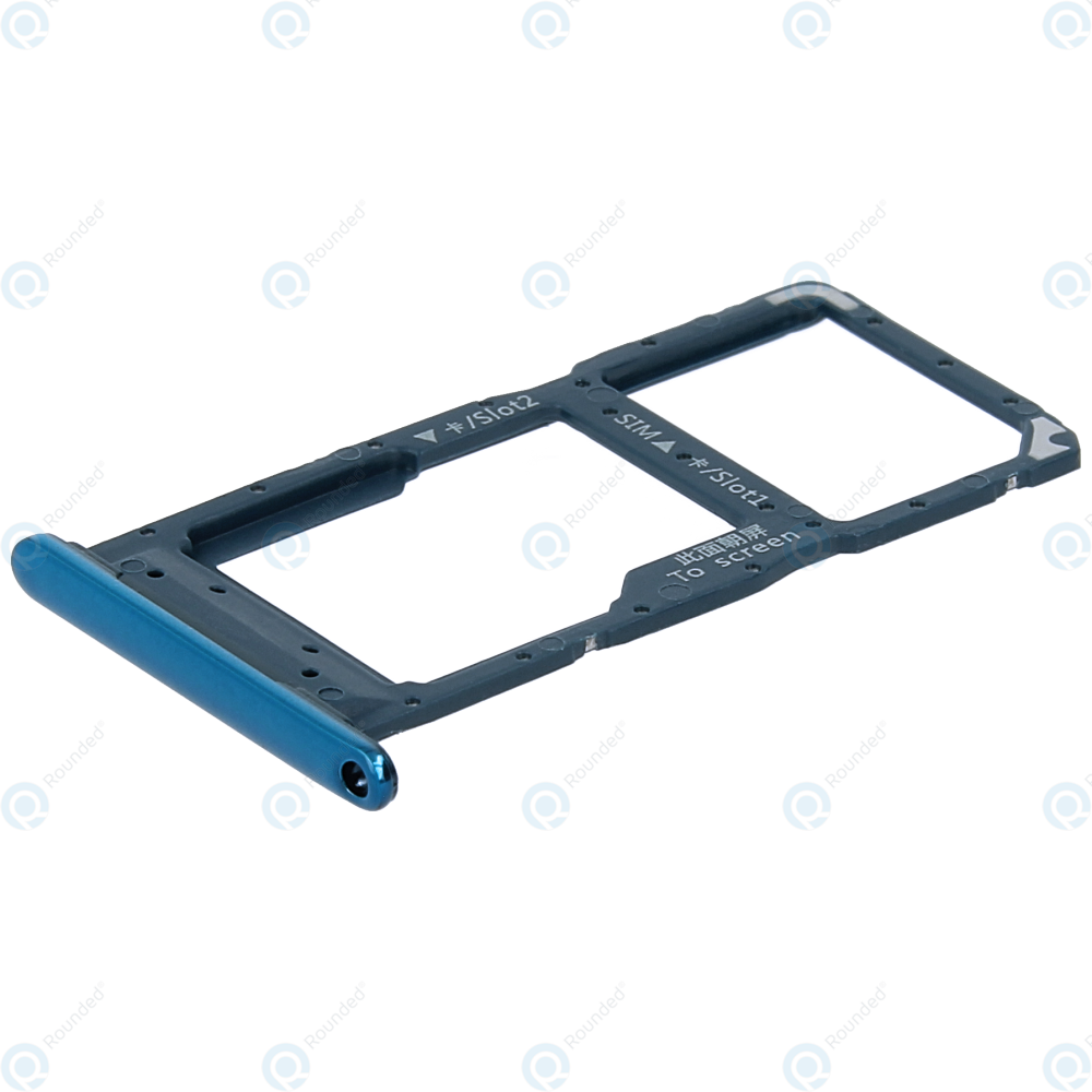 Custodia Flip In Pelle Per Huawei P Smart 2019 / Nova Lite 3 – Con Portacarte E Cordino – Rossa