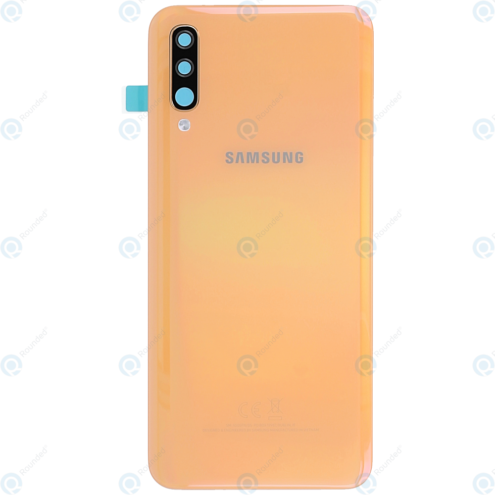 Samsung Galaxy A50 Sm A505f Battery Cover Coral Gh82 19229d
