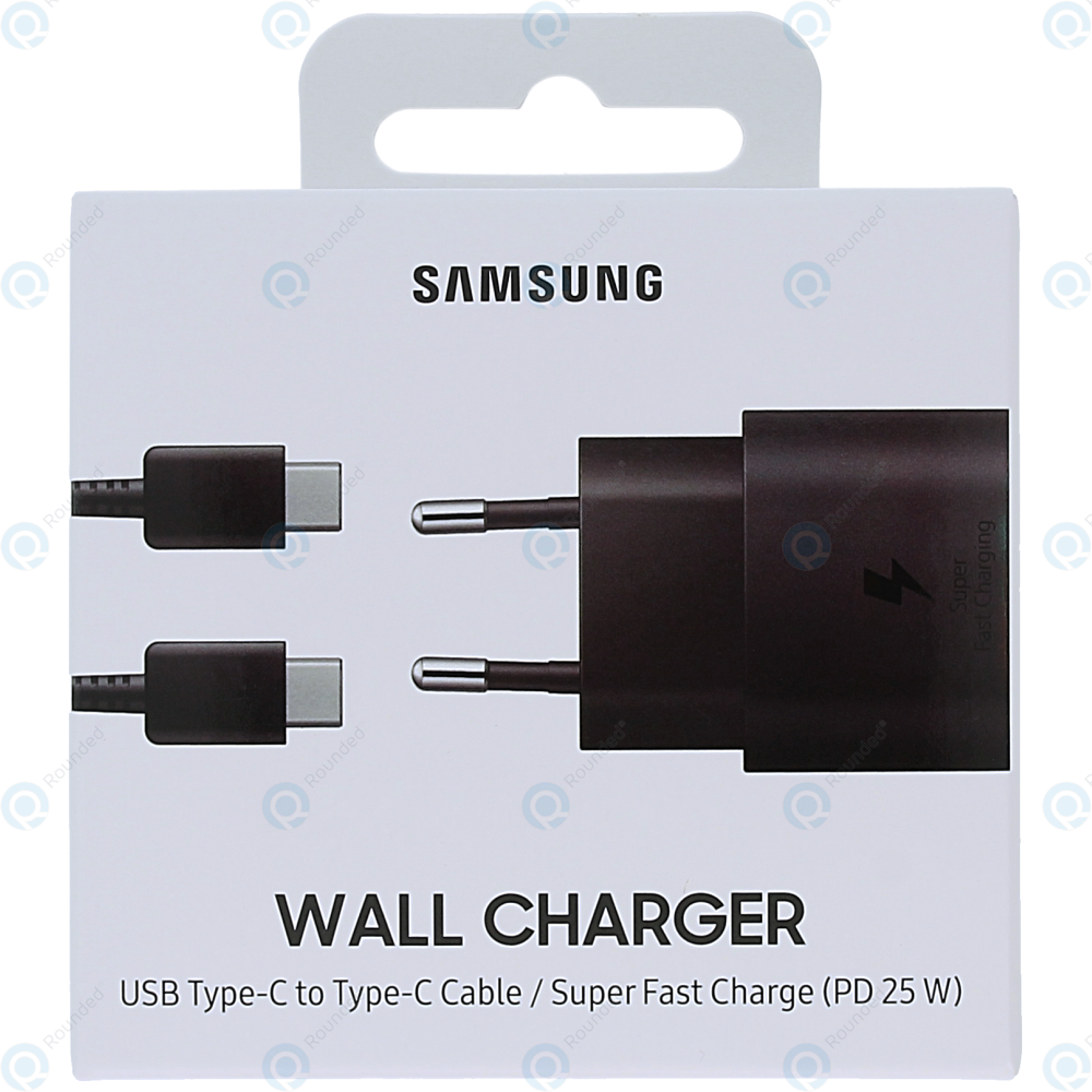 Official Samsung Black PD 25W EU Travel Charger - For Samsung