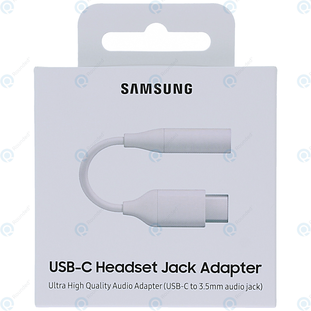 Samsung USB Type C-to-3.5mm Headphone Jack Adapter White EE