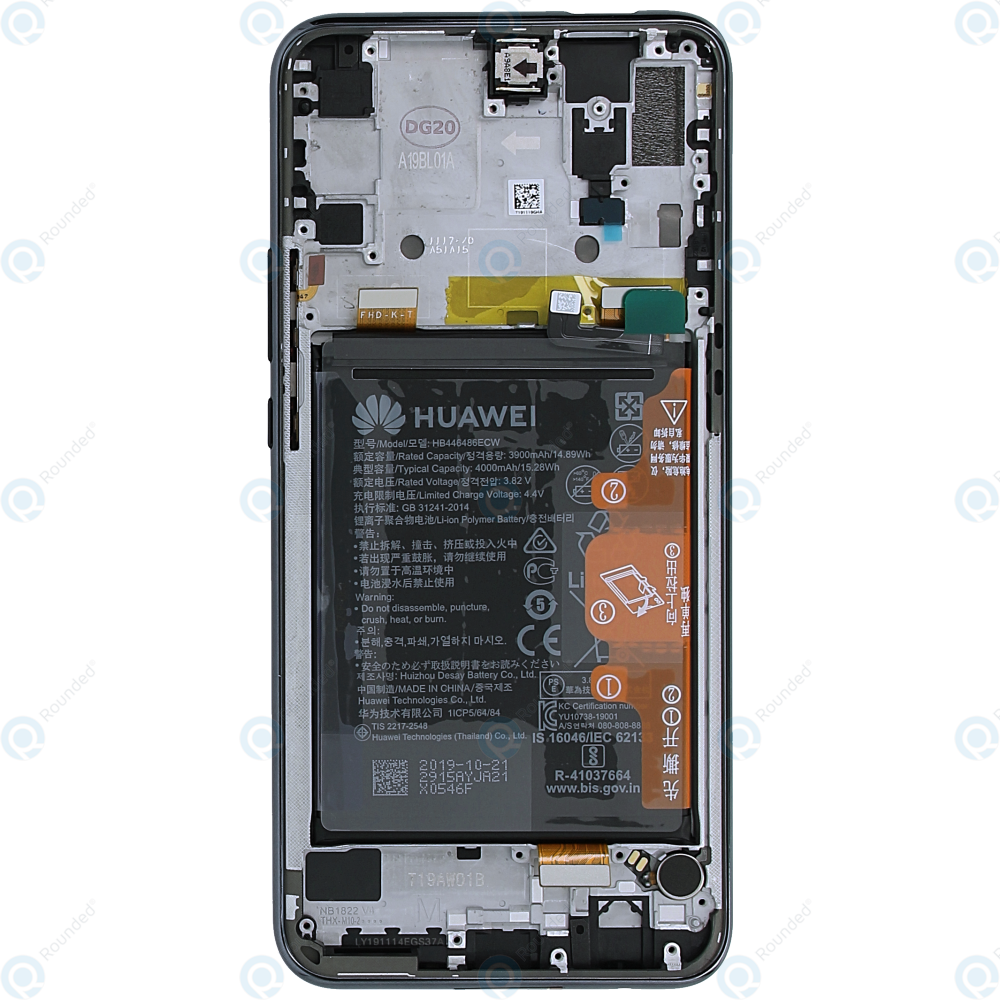 Huawei Honor 9X (STK-LX1) Display module front cover + LCD + digitizer ...