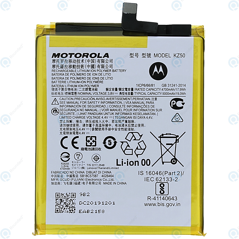 Slumber clock notice Motorola Moto G8 Power (XT2041) Battery KZ50 5000mAh SB18C57585
