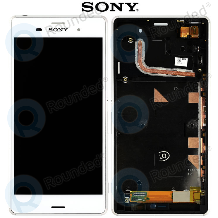 Sony Sony Xperia Z3 D6603 D6643 D6653 Display Module Frontcover Lcd Digitizer White