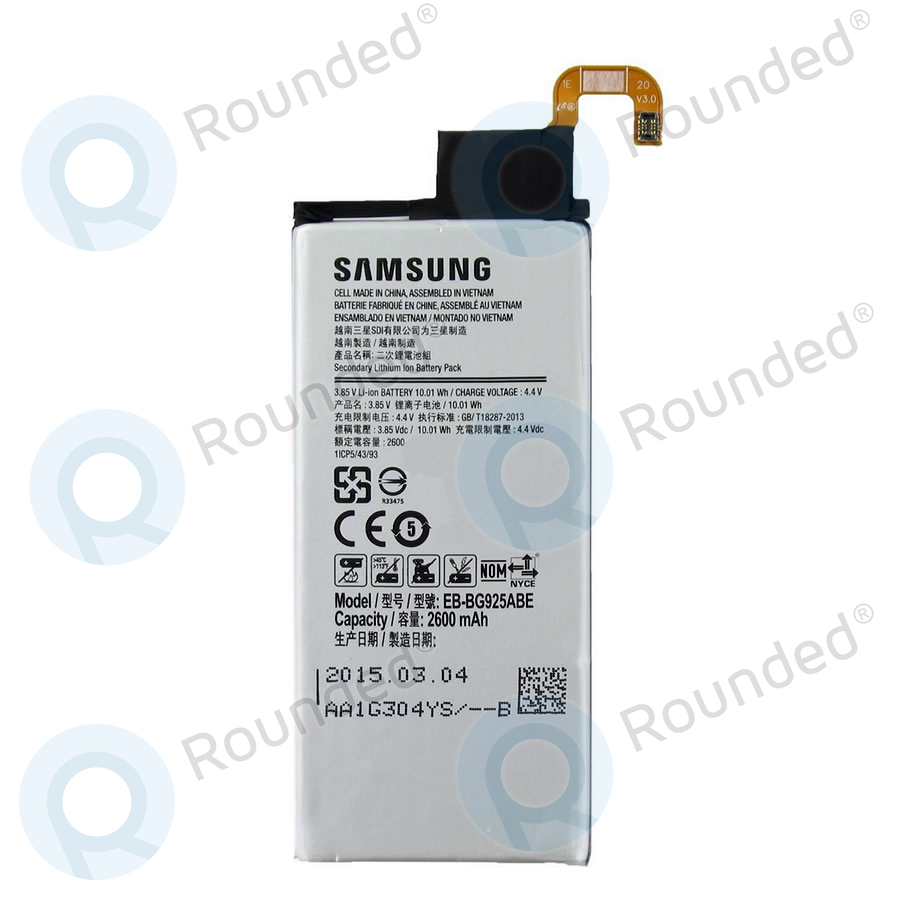 Galaxy S6 Edge Battery EB-BG925ABE 2600mAh