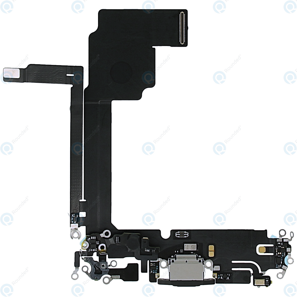 Charging connector flex black titanium for iPhone 15 Pro Max