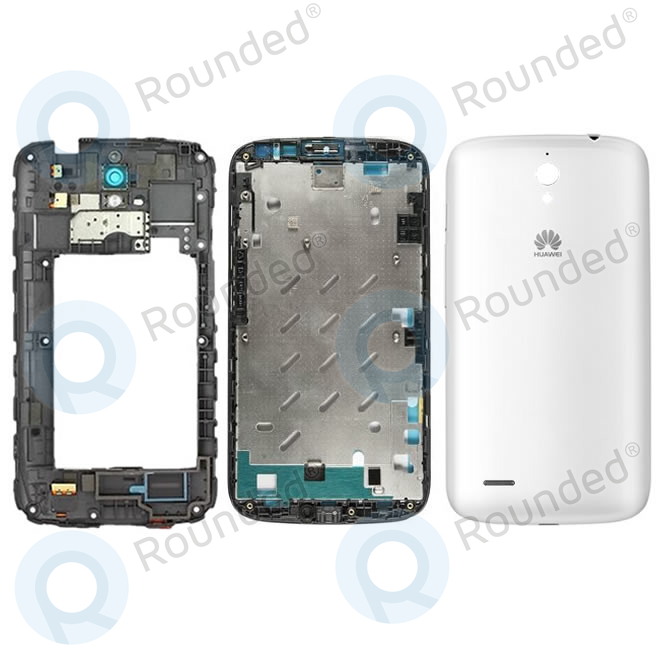 Gevoel Scharnier Geleidbaarheid Huawei Ascend G610 Cover white (Full set: front cover + middle cover +  battery cover)