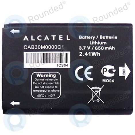 Li-ion BATTERY Pack Fits Alcatel CAB30M0000C1, B-U9X, CAB30B4000C1, OT
