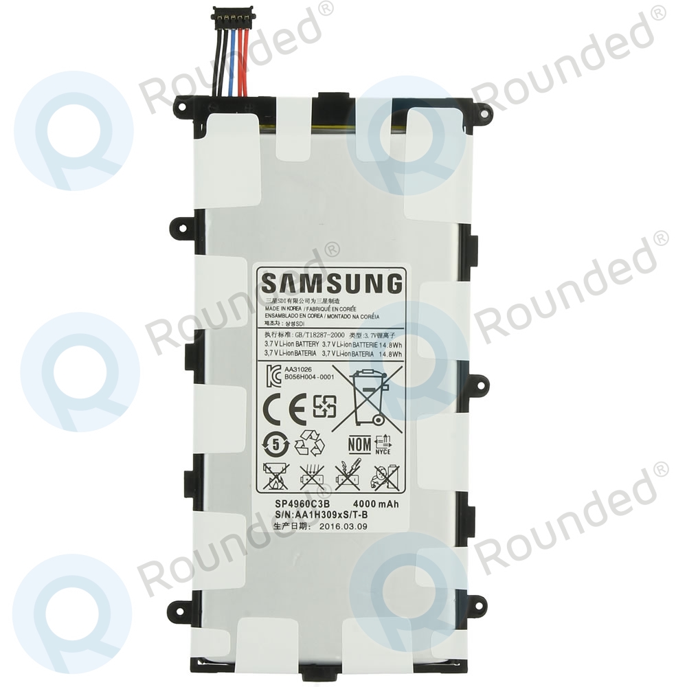 Samsung 2 7.0 (GT-P3110, GT-P6200) Battery SP4960C3B 4000mAh