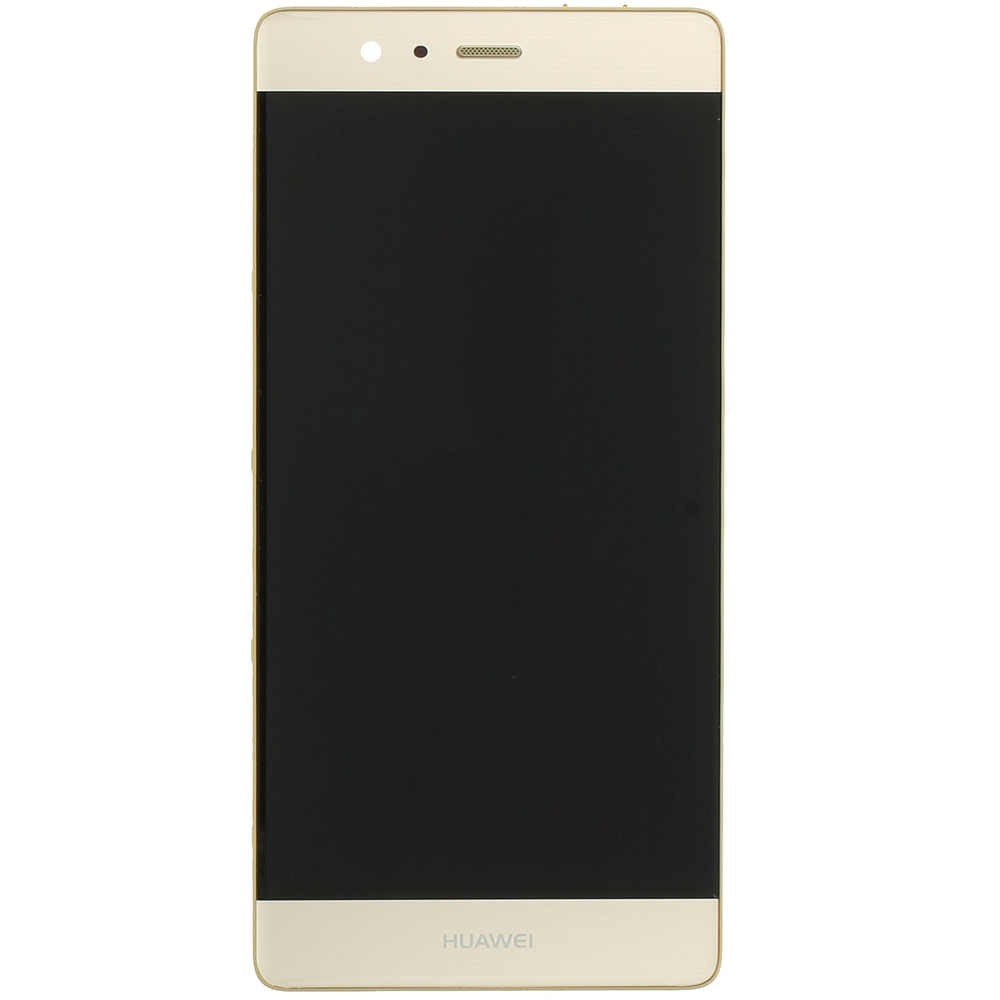 stoom lezing Seizoen Huawei P9 (EVA-L09, EVA-L19) Display module front cover + LCD + digitizer +  battery gold 02350SHB