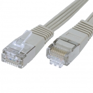 FTP CAT6 network cable 5 meter Type: S/FTP CAT6. Connector 1: RJ45 Male. Connector 2: RJ45 Male. Length: 5 meter. Color: Grey. Extra: Flatcable