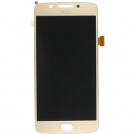 Lenovo Moto G5 Display module LCD + Digitizer gold Display assembly, LCD incl. touchpanel.