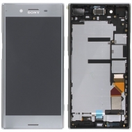 Sony Xperia XZ Premium Dual (G8142) Display unit complete silver 1307-9887 1307-9887