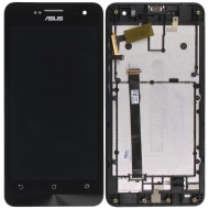Asus Zenfone 5 Display module frontcover+lcd+digitizer black Display digitizer, touchpanel incl. frontcover.