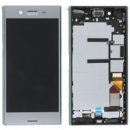 Sony Xperia XZ Premium (G8141) Display unit complete silver 1307-9861 1307-9861