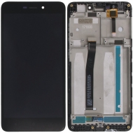 Xiaomi Redmi 4A Display module frontcover+lcd+digitizer black Display digitizer, touchpanel incl. frontcover.