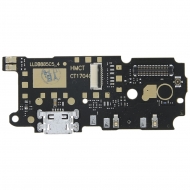 Xiaomi Redmi Note, Redmi Note 4G USB charging board USB charging board with components.