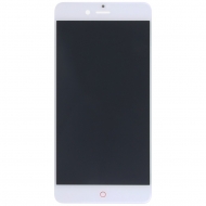 ZTE Nubia Z11 mini S Display module LCD + Digitizer white Display assembly, LCD incl. touchpanel.