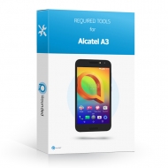 Alcatel A3 Toolbox Toolbox with all the specific required tools to open the smartphone.