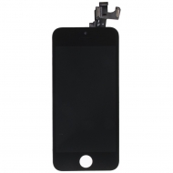 Display module LCD + Digitizer with Small parts black for iPhone 5S Incl. ear speaker module, microphone module, sensor.
