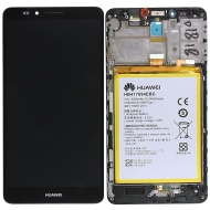 Huawei Ascend Mate 7 Display module frontcover+lcd+digitizer+battery black 02350BXY 02350BXY