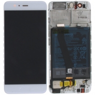 Huawei P10 Display module frontcover+lcd+digitizer+battery rose gold 02351DGF 02351DGF