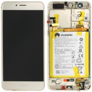 Huawei Honor 8 Display module frontcover+lcd+digitizer + battery gold 02350USE 02350USE