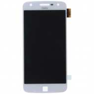 Motorola Moto Z Play (XT1635-02) Display module LCD + Digitizer white Display assembly, LCD incl. touchpanel.