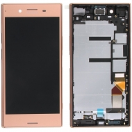 Sony Xperia XZ Premium Dual (G8142) Display unit complete pink 1307-9888 1307-9888