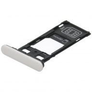 Sony Xperia XZs Dual (G8232) Sim tray + MicroSD tray silver 1307-4393 1307-4393