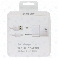 Samsung Fast travel charger 2000mAh incl. USB data cable type-C white (EU Bister) EP-TA20EWECGWW