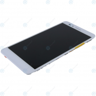 Huawei Honor 5X (KIW-L21) Display module frontcover+lcd+digitizer+battery silver 02350PEN_image-3