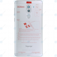 Huawei Honor 6X (BLN-L21) Battery cover incl. Fingerprint sensor silver 02351ADR