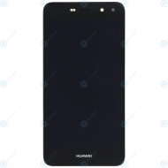 Huawei Y5 2017 (MYA-L22) Display module frontcover+lcd+digitizer+battery dark grey 02351DMD_image-1