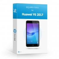 Huawei Y6 2017 Toolbox Toolbox with all the specific required tools to open the smartphone.