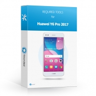 Huawei Y6 Pro 2017 Toolbox Toolbox with all the specific required tools to open the smartphone.