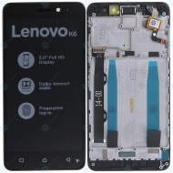 Lenovo K6 Display module frontcover+lcd+digitizer black