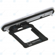 Sony Xperia XZ1 Compact (G8441) Sim tray + MicroSD tray silver 1310-0293_image-1