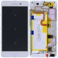 Huawei GR3 (TAG-L21) Display module frontcover+lcd+digitizer+battery silver 02350PLC