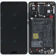 Huawei Mate 10 (ALP-L09, ALP-L29) Display module frontcover+lcd+digitizer+battery black 02351QAH