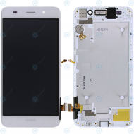 Huawei Y6 (SCL-L31, SCL-L21) Display module frontcover+lcd+digitizer white 02350LTV