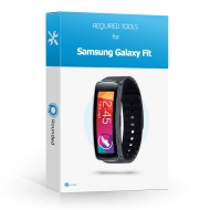 Samsung Galaxy Gear Fit Toolbox Toolbox with all the specific required tools to open the smartphone.
