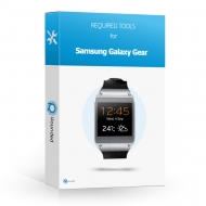 Samsung Galaxy Gear Toolbox Toolbox with all the specific required tools to open the smartphone.