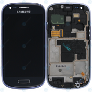 Samsung Galaxy S3 Mini VE (I8200) Display unit complete blue GH97-15508B
